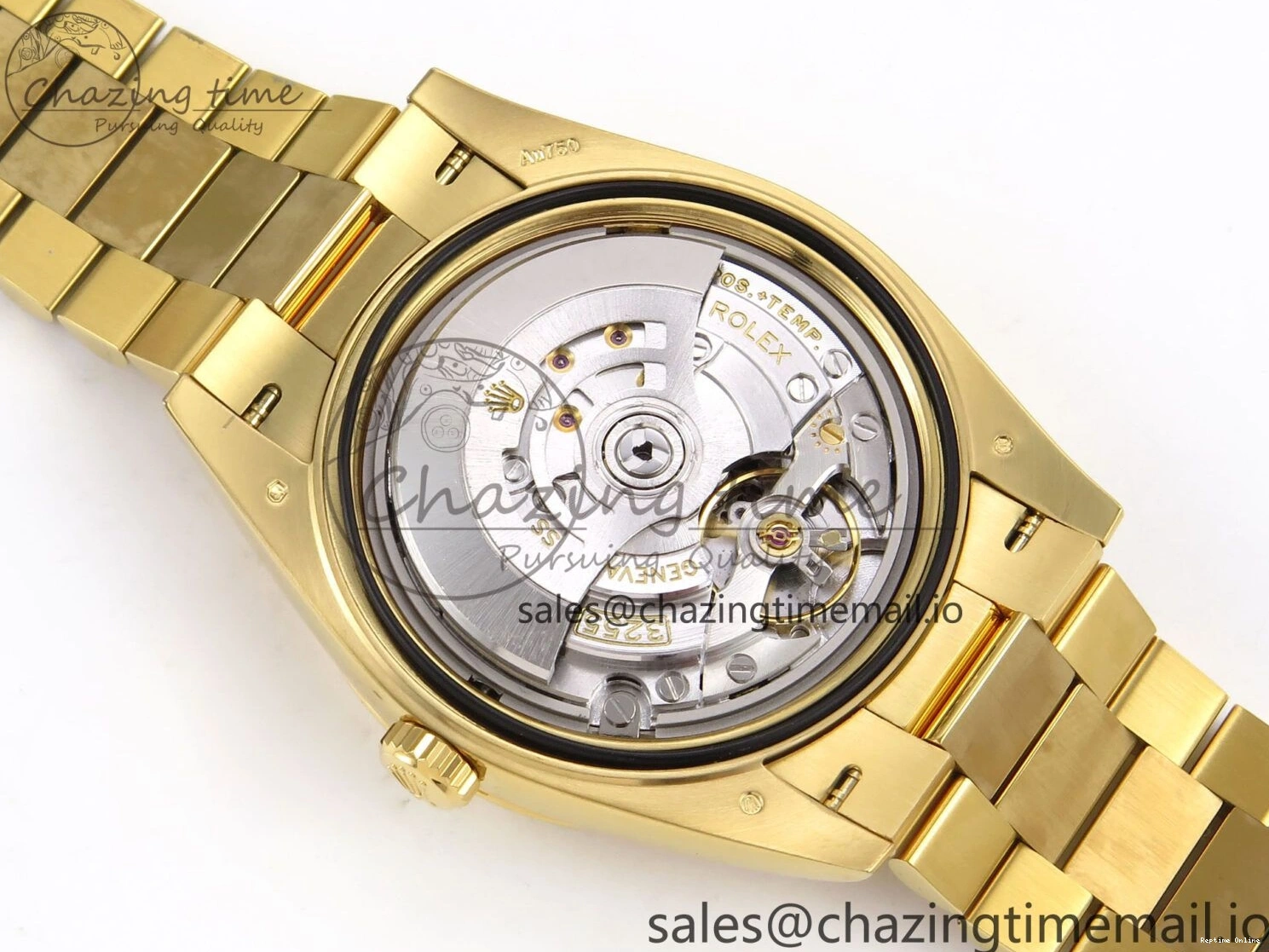 0508 Tailored Day Date 40 YG 228238 THBF 1:1 Best Edition YG Dial on President Bracelet VR3255 (Gain Weight) 952